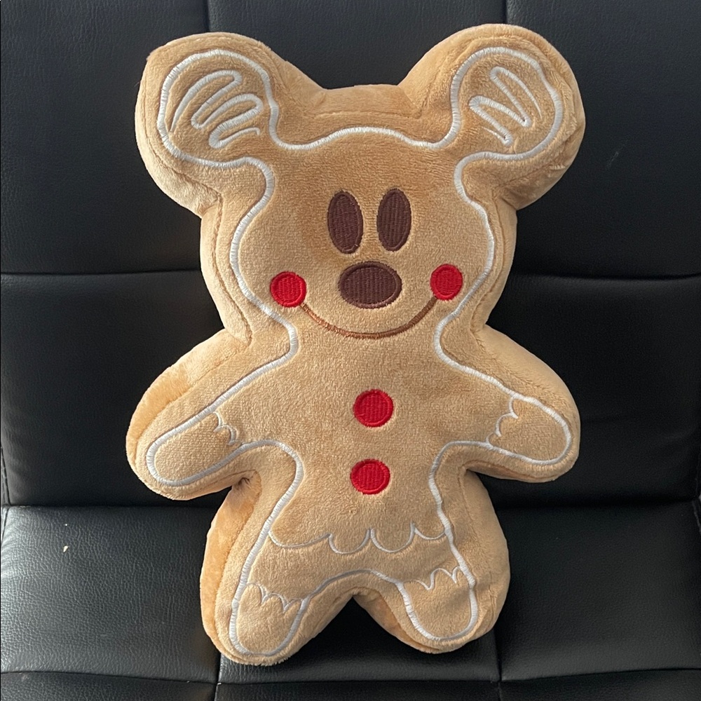 Gingerbread Man Plush Pillow